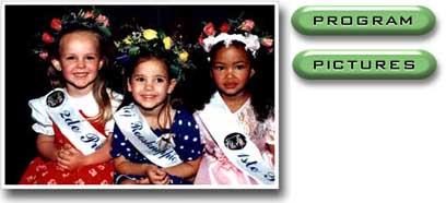 Miss Rose Bud - Anna-Lotte Retief, 1st Princess - Bernell Simons, 2nd prinsess - Lena - Marie Botha.